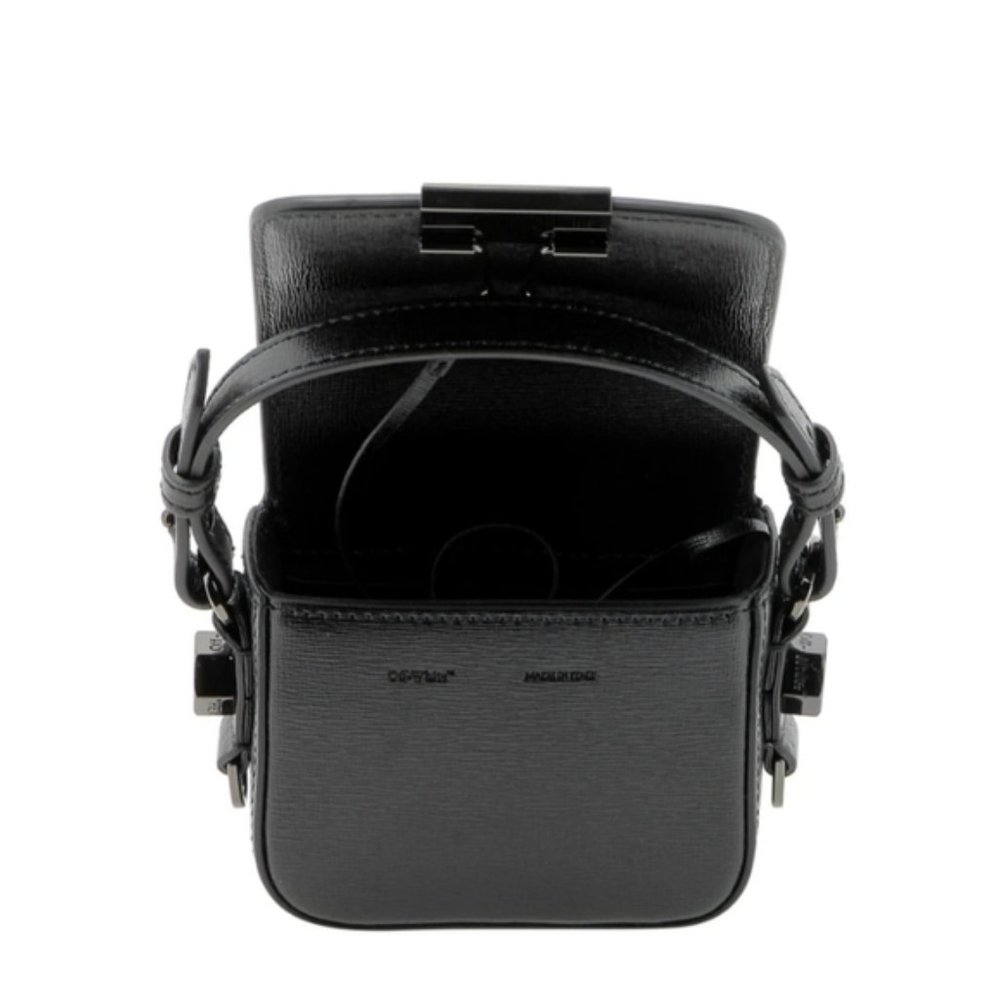 NWT$825 Off-White Baby Diagonal Binder Clip Leather Bag - Picture 15 of 16